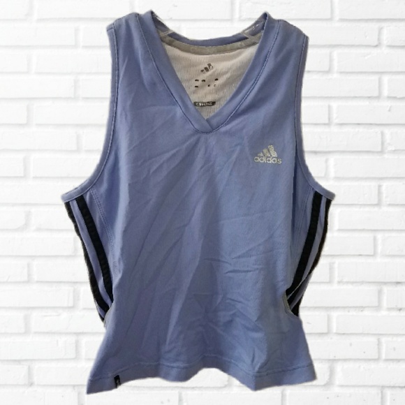 Adidas Clima365 V-Neck Tank w/ Shelf Bra - Picture 1 of 3